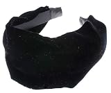 L. Erickson USA Scarf Headband - Black Velvet