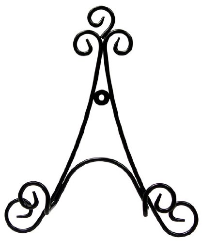 Wall Display Hanger For Collectible Plates and Plaques- Black Finish