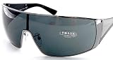 New Authentic PRADA SPR 57H 5AV-1A1 ASH Lenses & Gunmetal Frame Size 01-37-110 SUNGLASSES