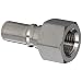 SMC KK Series Nickel Plated Brass Tube Fitting, Plug, 1/8" Tube OD x 1/8" BSPT Female