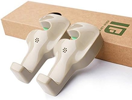 Convenient Vehicle Hanger Car Seat Headrest Bag Coat Hook (White)