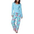 Nick & Nora&reg; Womens Pajamas Set - Blue Flamingo&nbsp;