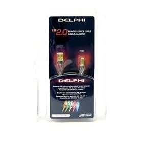 Click here to buy 10 Ft - USB 2.0 Lighted Device Cable - Red.