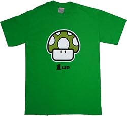 Nintendo 1up Mushroom shirt Green