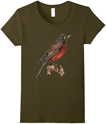 Women's Vintage Robin T-Shirt Medium Olive