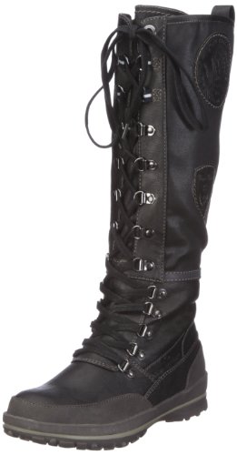 TOM TAILOR Aberdeen 0318910037, Damen Stiefel, Schwarz (black 000), EU 39