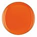 Rachael Ray Dinnerware Round and Square 4-Piece Stoneware Dinner Plate Set, Orange