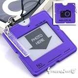 オシャレにお気にの写真を持ち歩き♪Photo Frame Mobile Phone Strap (Purple) 「ニノ」