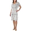 Mossimo Black Ruffle Sleeve Dress - Woodblock Print