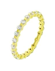 Golden Lace Eternity Band Ring
