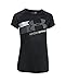 Under Armour Girls HeatGear Sportswear Pullover Top Black M