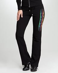 bebe Logo Electric Rainbow Pant