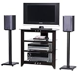 Sanus Systems NFAV230-B1 Natural Furniture Series 30-Inch Wide 4-Shelf A/V  ....