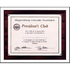 Personalized Photo or Certificate plaque.