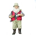 Kurt Adler Fabriche Birdwatcher Santa