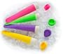 GRAZIA� - 4 Piece Silicone Ice Pop Maker Set, NEW 2013 Colors, Popsicle Mold, FDA Approved, Homemade, BPA Free, Gelato, 100% Food Grade, Portable, Tray, New Design, Jello, Kid friendly, Healthy, Fun, Non-stick, Flexible, Cleans Easy, 100% Lifetime Guarantee