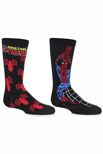SockShop Kids' 2 Pair Marvel The Amazing Spider-Man Socks