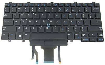 US Keyboard with Backlit Backlight (WITHOUT Frame) for DELL Latitude E5450 E7450