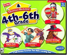 Adventure Workshop: 4th-6th Grade, 7th Edition (Lego Chess / Carmen Sandiego: Great Chase Through Time / ClueFinders: Reading / Mighty Math: Number Heroes)