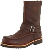 Chippewa Men's 10-Inch Briar Bison Mocc Toe Back Zip Boot