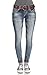 WallFlower Juniors Belted Curvy Skinny Jeans