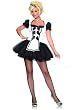 Sexy Storybook Maid Costume Black White Mini Dress TuTu Adult Theatre Costumes
