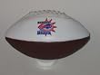 BUFFALO BILLS (6 1/2" long and 3 1/2" wide) Team Logo MINI FOOTBALL with Mini Tee
