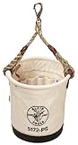 Klein Tools 5172PS Heavy-Duty Tapered-Wall Bucket - 15 Inside Pockets