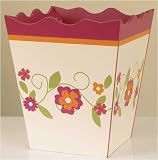 Raspberry Petals Waste Basket