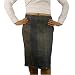 Womens Calvin Klein Jeans denim skirt. 100% authentic Ck denim product with a regular vintage wash, seams down the middle, hem down to the knees and side zip up closure. Great casual designer skirt to go with various styles.
