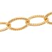 22K Gold Plated Sterling Silver Cable Chain 2.7mm Textured Bulk By The Foot