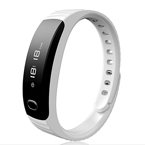 Joranlin H8 Intelligent Healthy Smart Bracelet Bluetooth with Anti Lost Wake-up Sleep Monitor Call Reminder (White)
