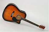 Produkt-Bild: Akustik Gitarre de luxe by LE MARQUIS N.Y. LM-DCE-32-SBF EXCLUSIVSERIE