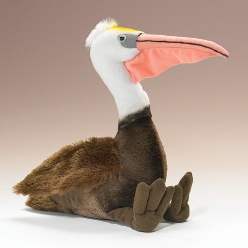 Pelican Bird Plush Toy By Wildlife Artists