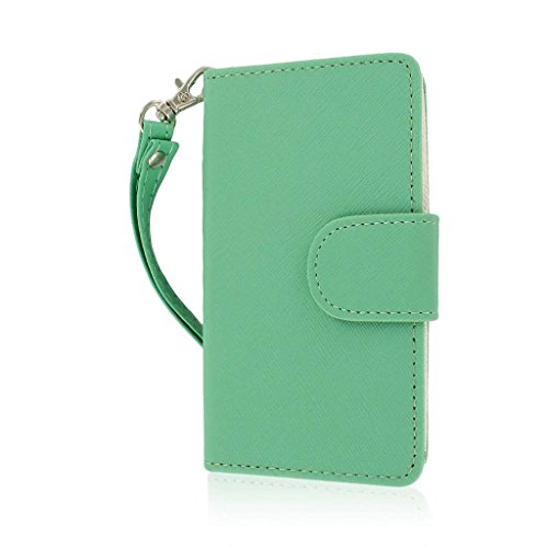 LG Optimus F3 (MS659) Wallet Case, MPERO FLEX FLIP Wallet Case for LG Optimus F3 MS659 - Mint
