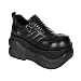 boxer27 - Demonia Boxer05 4 Inch Platform Cyber Black Pump