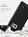 Taken Galaxy Note 7 Case - Full Coverage Dual Layer Card Slot Wallet Case with KickStand for Samsung Galaxy Note 7(Black)