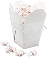 Oasis Supply 50-Count Chinese Take Out Boxes for Party Favor and Food Pail, 26-Ounce, White