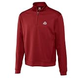 NCAA Men's Ohio State Buckeyes Cardinal Red Drytec Edge Half Zip