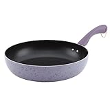 Paula Deen Signature Porcelain Nonstick Open Deep Skillet, Lavender Speckle, 12-Inch