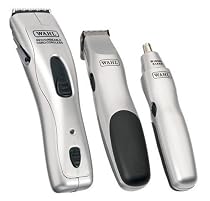 Wahl Cordless 3pc Grooming Kit Clipper, Trimmer & Nasal Trimmer Set