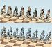 Skeleton Chess Set, King:3-1/4 - Chess Chessmen