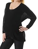 A Pea in the Pod Collection: Long Sleeve Drape Front Maternity Sweater
