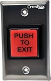 Crosfox CFX-SRPEB-5009 Square Red Push-To-Exit-Button