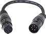 American DJ 5-Pin Male XLR to 3-Pin Female XLR Turnaround DMX Cable