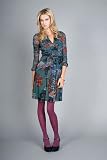 Stretch Netting Belted Shirt Dresses by Vivienne Tam