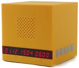Dreams Inc. 貯金箱+目覚し時計=バンクロック BANCLOCK イエロー VRT-41002の画像