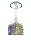 Pecaso Lighting 8211-S MS-BV-AG-TO-ST Cubix Pendant with Strass Swarovski Crystal