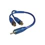 DB Research LLB CLY2FZ 2 Female and 1 Male Double Shielded Competition Series RCA Y Adaptor