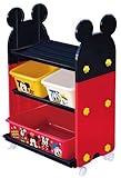 錦化成 【おもちゃ収納ラック】 ミッキーマウス トイステーション